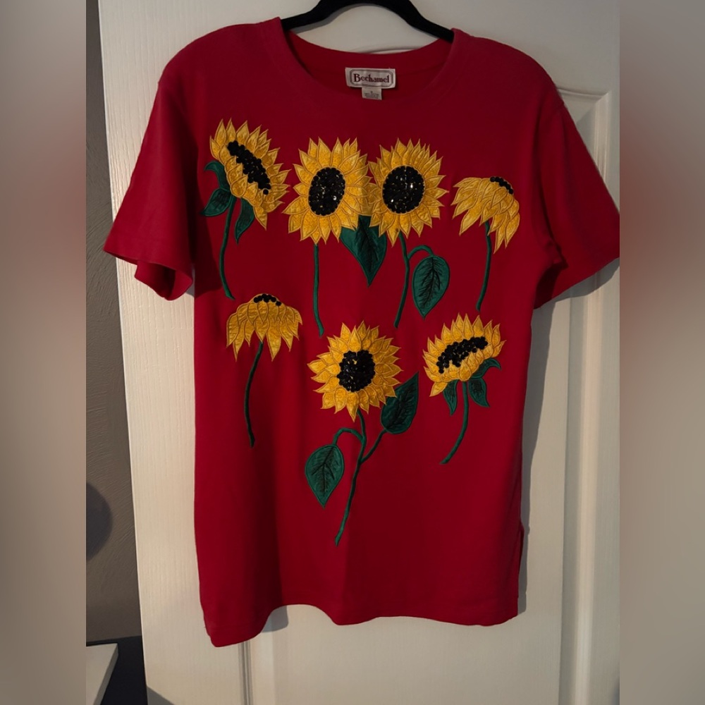 Bechamel Rich Red Cotton Top